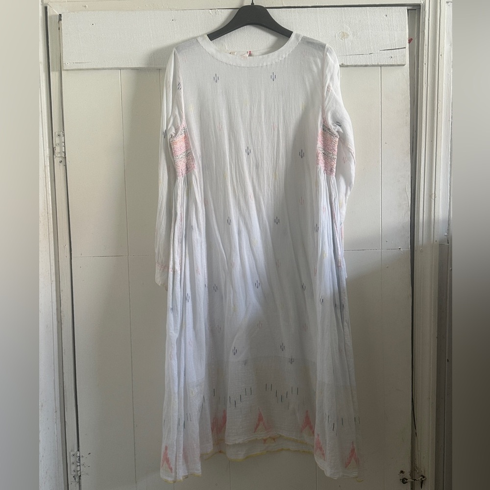 Injiri Sheer Cotton Jamdani Dress